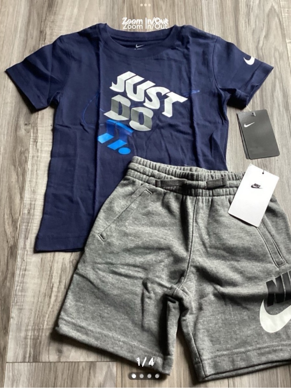 Nike Tee & Shorts outfit boys size 4(NWT) ~PRICE FIRM, NO OFFERS~